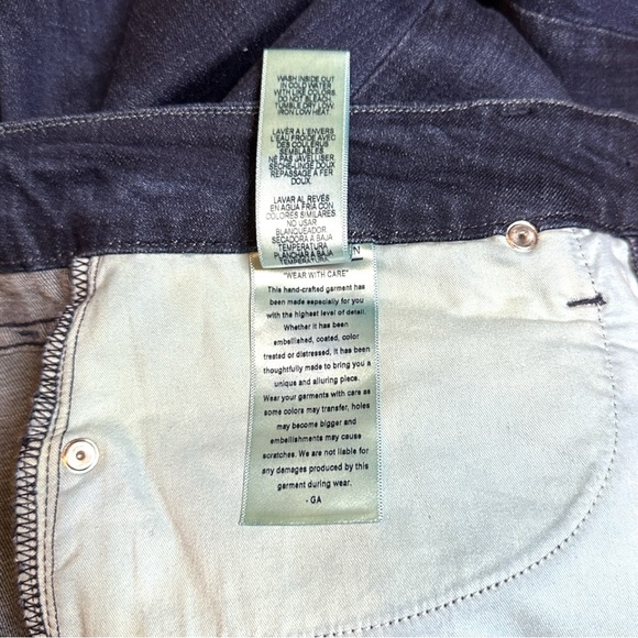 🎉 HP!🎉 NWT Good American “Good Waist” Skinny Jeans in Blue796. Size 18 👖 - Picture 14 of 16